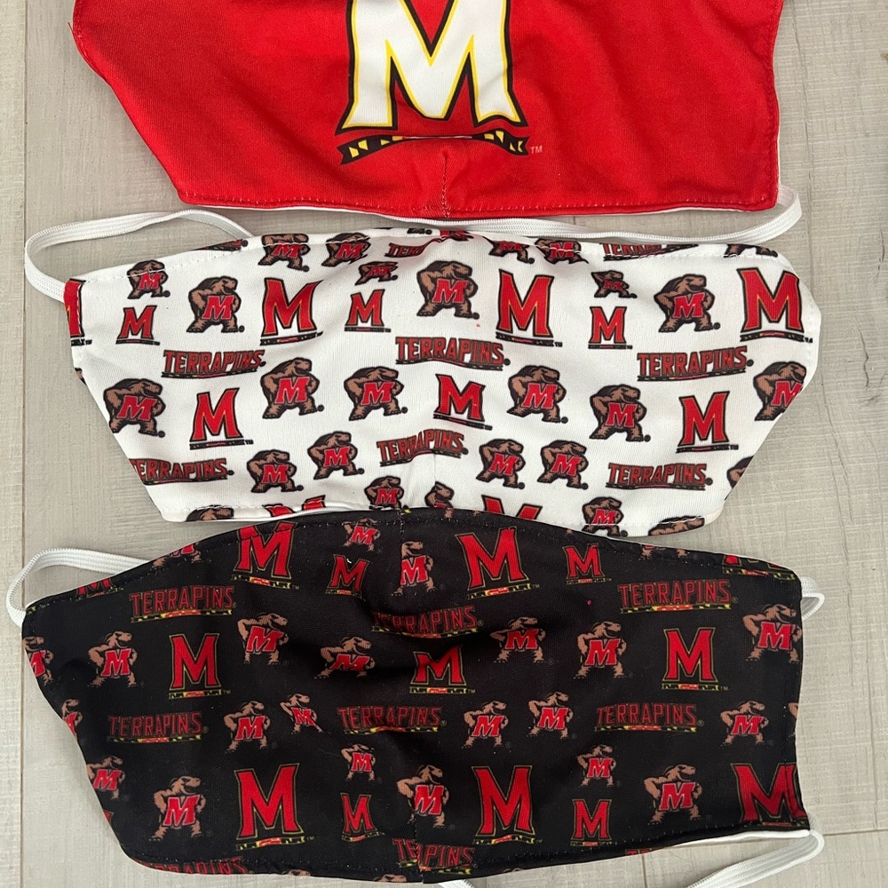 University of Maryland Terrapins Face Masks Set